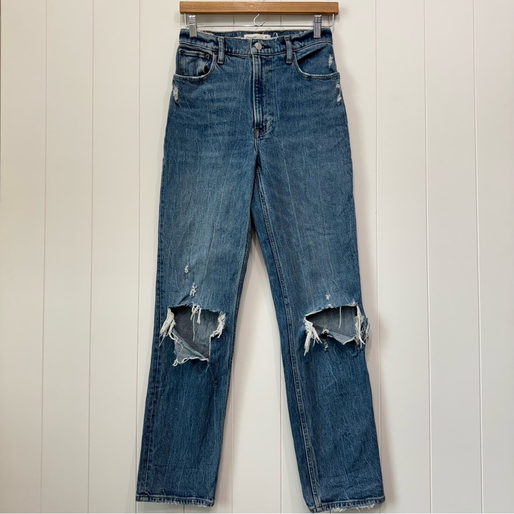 Abercrombie & Fitch The 90’s Straight Ultra High Rise Jeans Size 26 2R